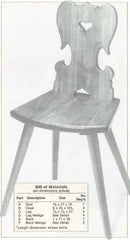 Moravian Chair Downloadable Plan