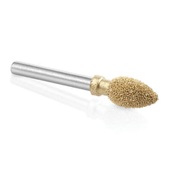 Kutzall Original - Flame Burr, 1/8'' Shaft, Head Diameter 1/4'' X Head Length 1/2'', Fine