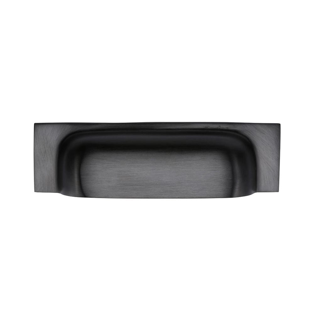 5-5/8''  Industrial Cabinet Bin Pull, Dark  Oil-Rubbed