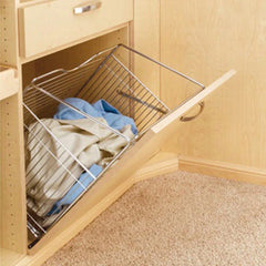 Tilt Out Hamper Basket, Chrome, Wire (CTOHB-211319-CR-52)