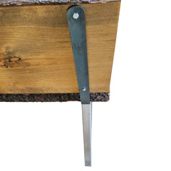 Welded Steel Bench/Chair Leg Set with Backrest, Unfinished