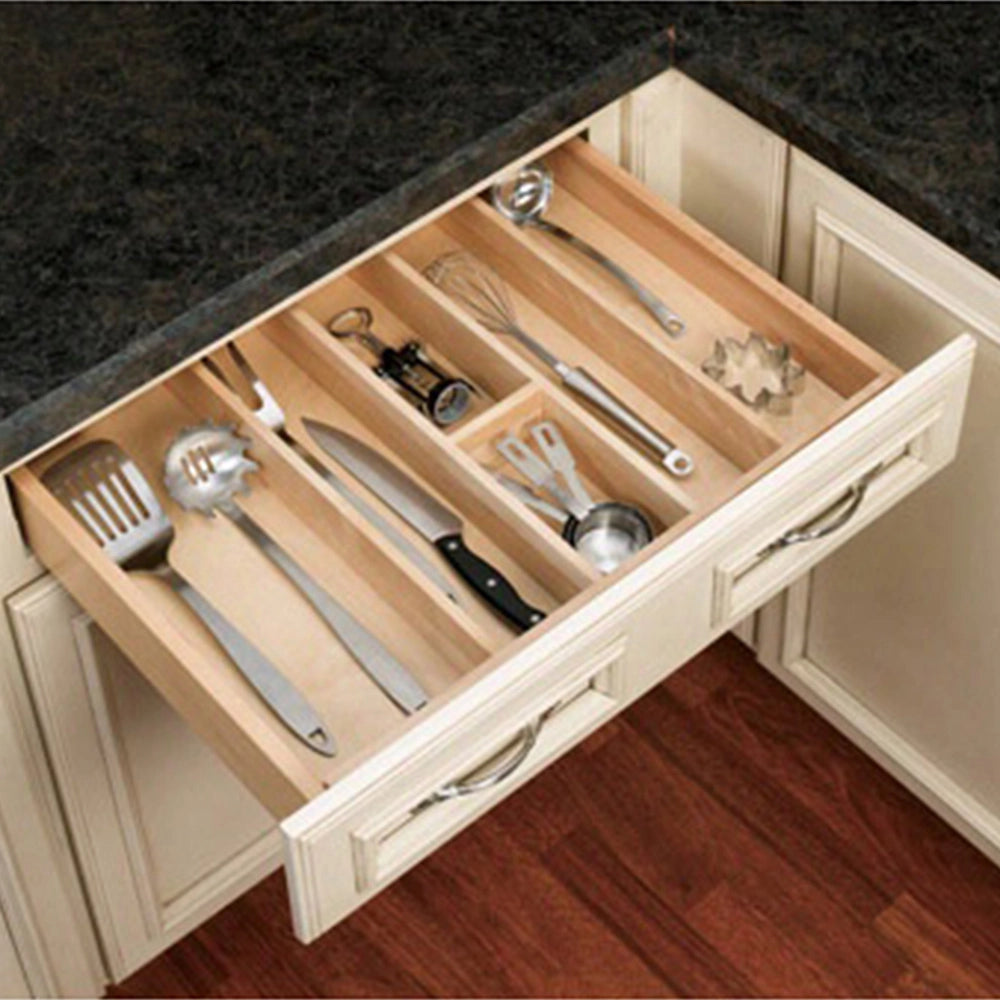 24" Wide Trimmable Wood Utility Tray, Wood - Maple (4WUT-3)