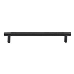 9''  Bern Knurled Cabinet Pull, Flat Black