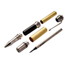 Majestic Rollerball Pen Hardware Kit, Gun Metal/Chrome