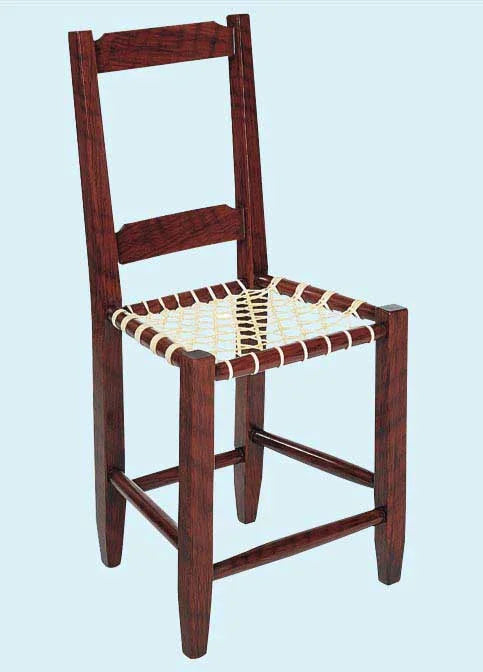 Canadian Ladderback Chair Downloadable Plan