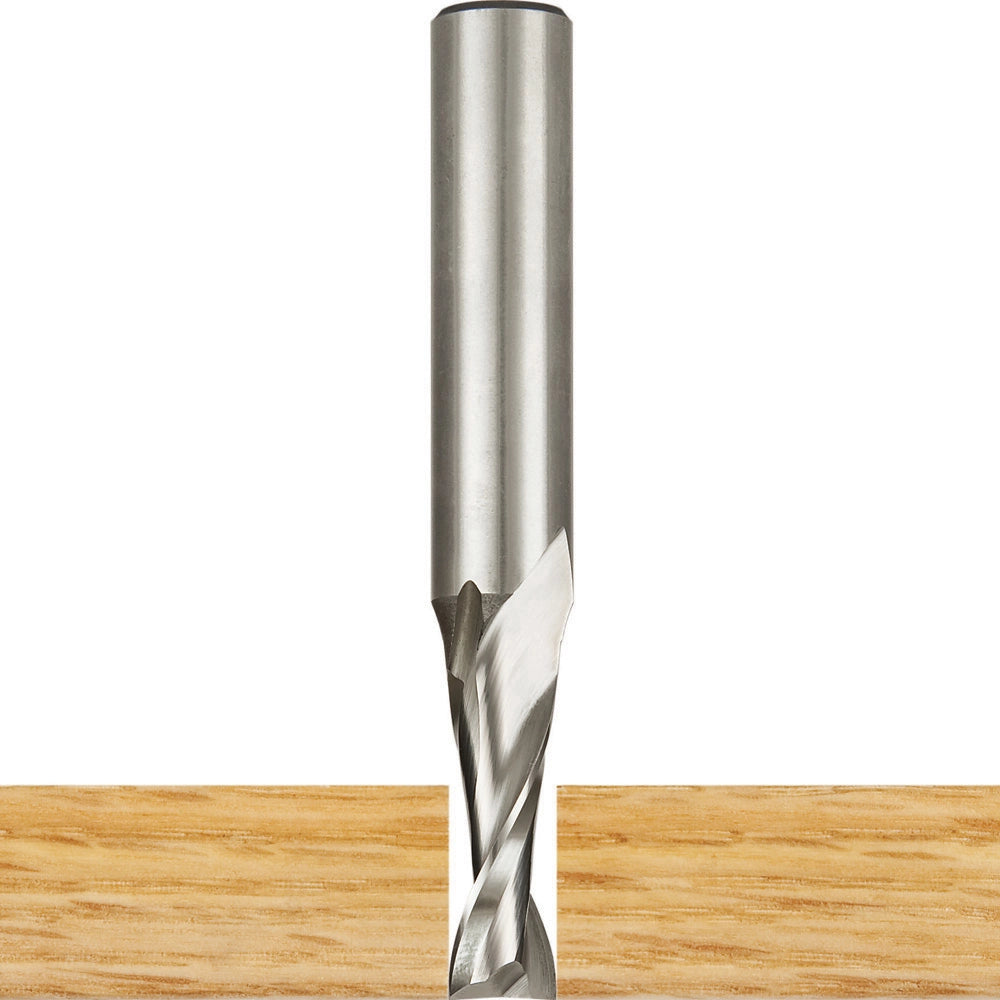 1/2" D x 1-5/8" H x 1/2" Shank Onsrud Carbide Up-Cut Spiral Mortising Bit