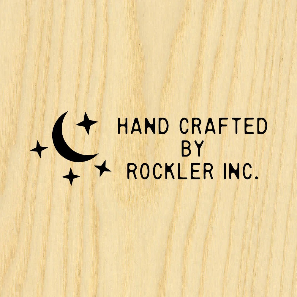Three-Line Starry Night on Left Branding Iron, Head Only (for Torch-Heated Handle)