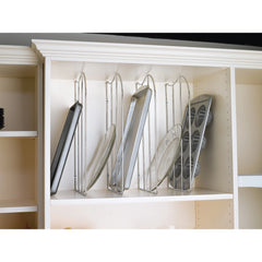 12 in. Tray Divider with Clips Sink & Base Accessories - White