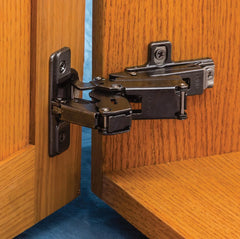 Salice 165° Cabinet Hinges, Frameless, Titanium Finish, Full Overlay