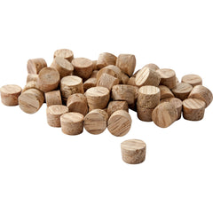 1/2" Face Grain Plugs -  Oak, 50 pack