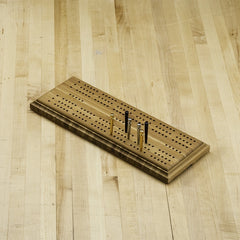 Small Cribbage Board Templates, 3-Player, Straight Track