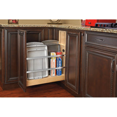 Base Cabinet Pullout Tray Divider/Foil Holder with Blumotion Soft-Close - 8 in.