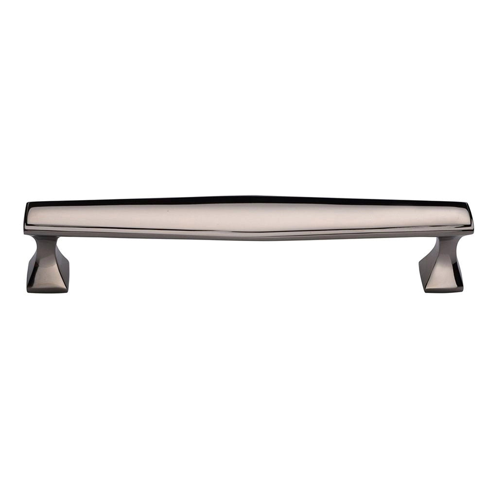 10-5/8''  Deco Cabinet Pull, Polished Nickel