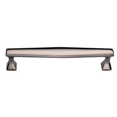 10-5/8''  Deco Cabinet Pull, Polished Nickel