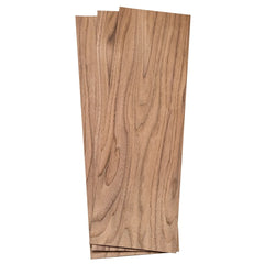 Walnut Veneer, Pack of 3 Sq. Ft., 4-1/2'' to 7-1/2'' x 24'' x 1/16'' Thick
