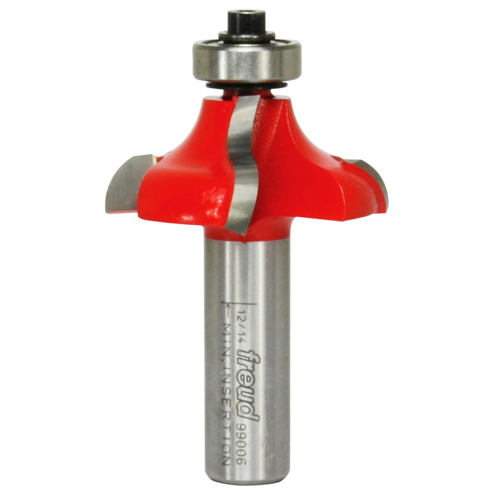 Freud® #99-006 Quadra-Cut Roman Ogee Router Bit, 1-1/2'' D x 21/32''H x 21/64''R x 1/2'' Shank