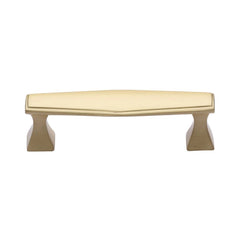 8-5/8''  Deco Cabinet Pull, Satin Brass