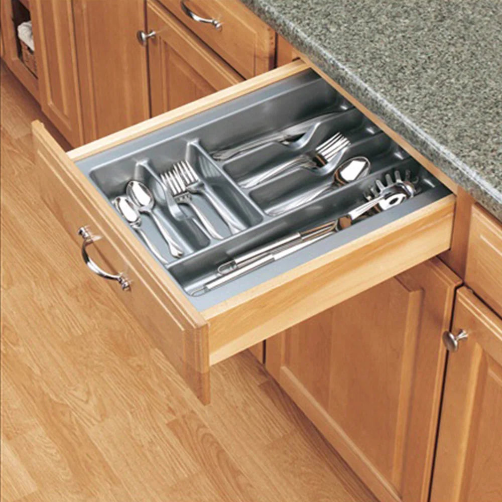 14-1/4" Wide Cutlery Tray, Metallic Silver (GCT-2S-52)
