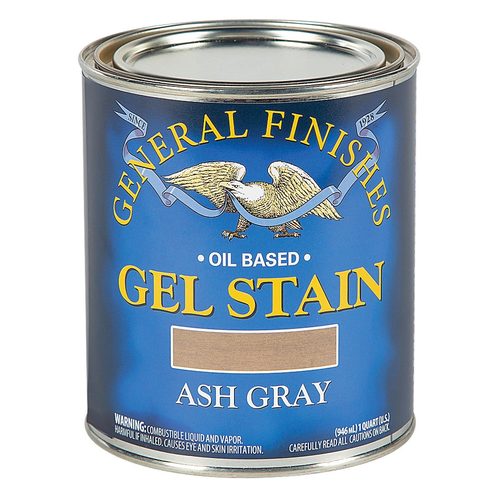 General Finishes Gel Stain, Ash Gray, Quart