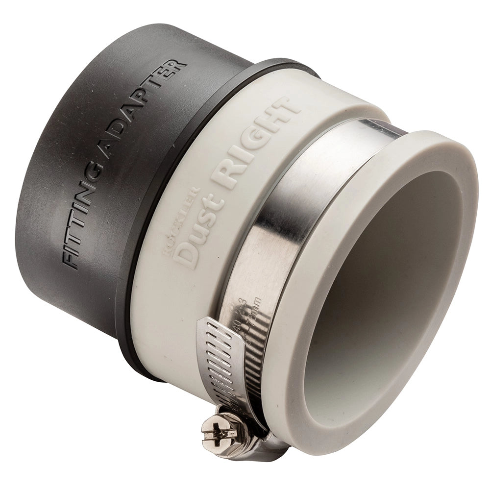 Dust Right Schedule 40 PVC Adapter, 2'' PVC to 2-1/2'' Fitting