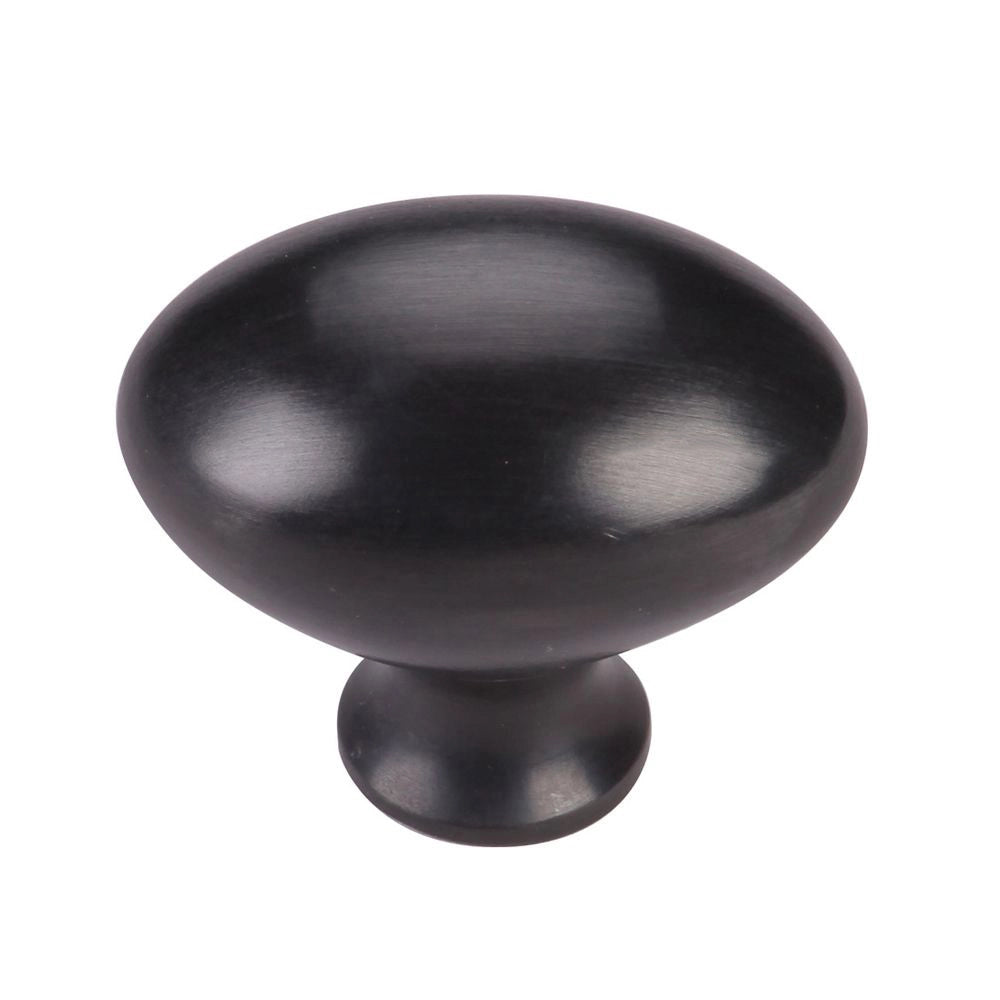 1-1/4''  Egg Cabinet Knob, Dark  Oil-Rubbed