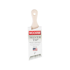Wooster® 2'' Silver Tip Short Handle Angle Sash Paint Brush