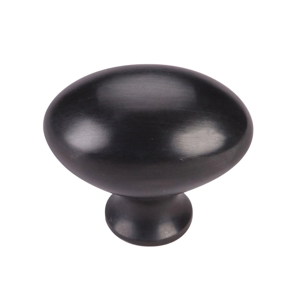 1-1/2''  Egg Cabinet Knob, Dark  Oil-Rubbed