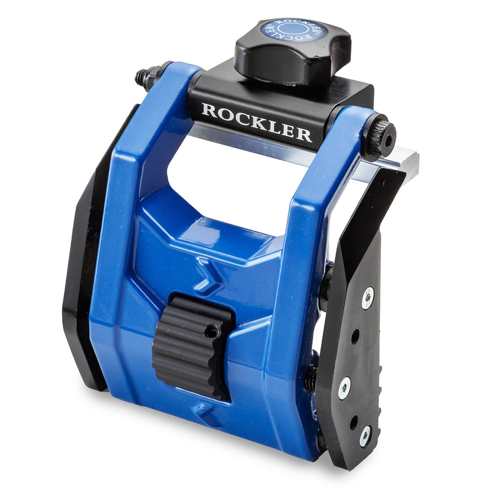 Auxiliary Micro-Adjust Flip Stop for Rockler Miter Saw Fence System