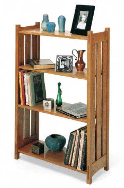 Slatted Bookcase Downloadable Plan
