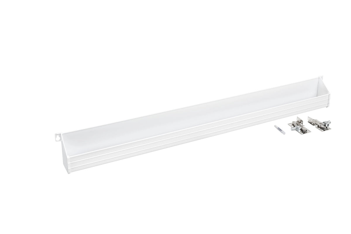36 in. Sink Front-1 pair Soft Close Hinge & End Caps - White
