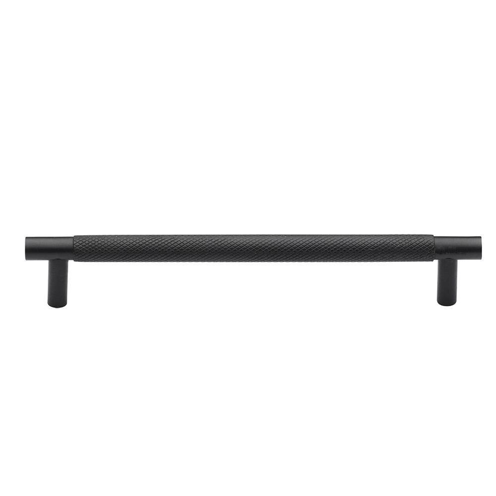 9''  Bern Knurled Cabinet Pull, Dark  Oil-Rubbed