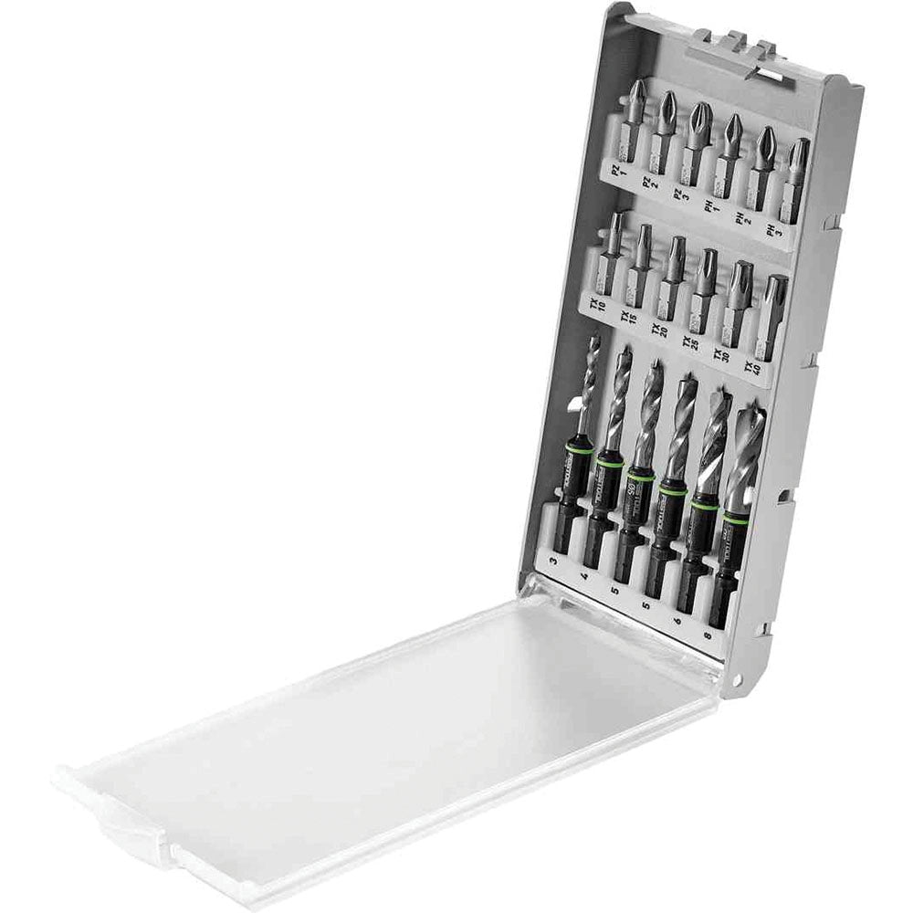 Festool Centrotec Drill Bit/Driver Bit Set BKS SYS3 D3-8 K CE/W (577395)