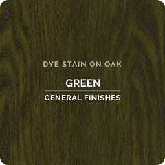 General Finishes Water Based Dye Stain, Green, Pint