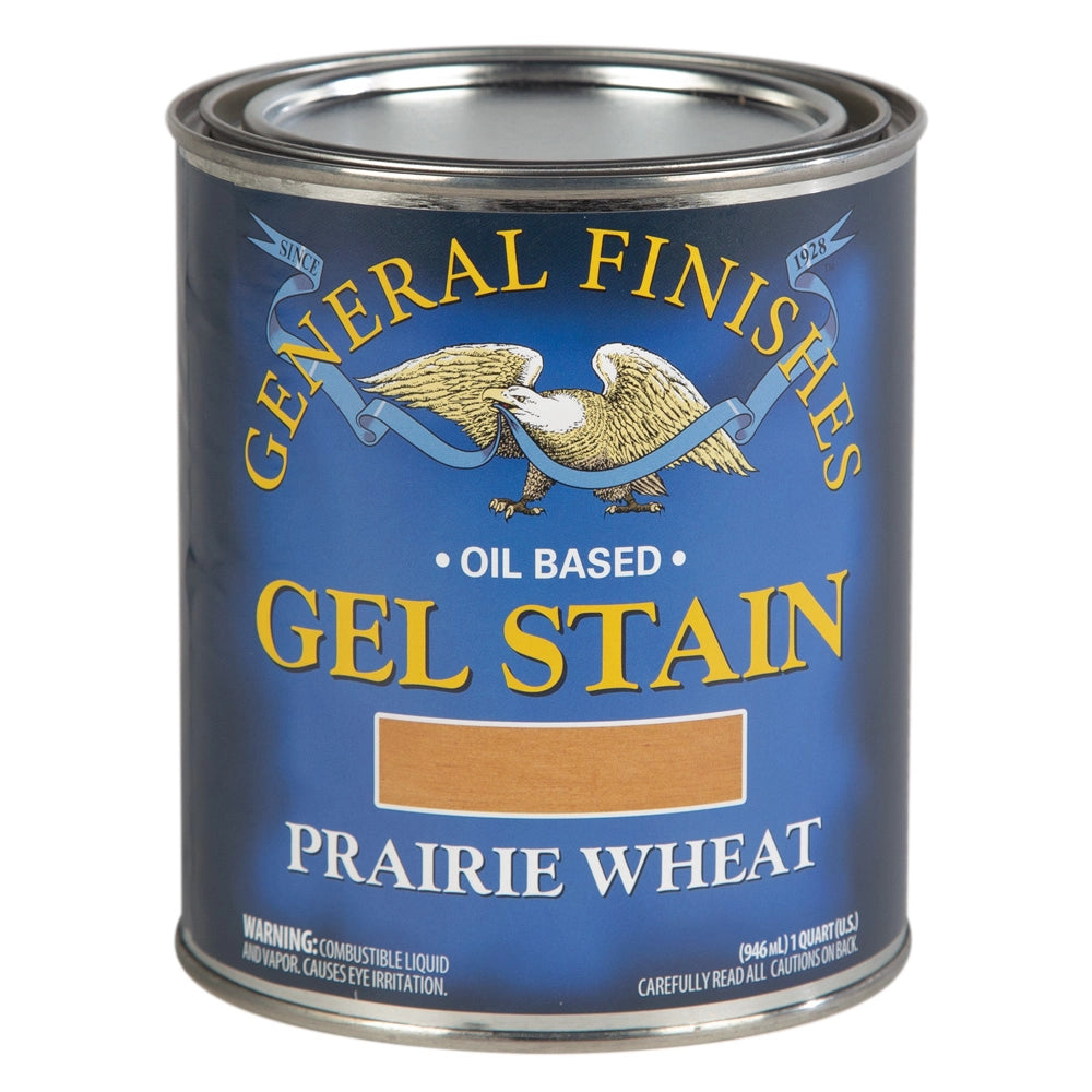 General Finishes Gel Stain, Prairie Wheat, Quart