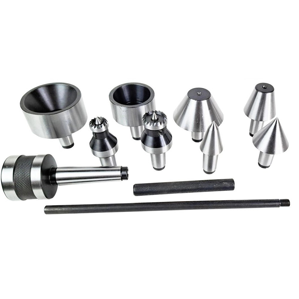 Rikon Lathe Live Center Set 70-949, 9-Piece