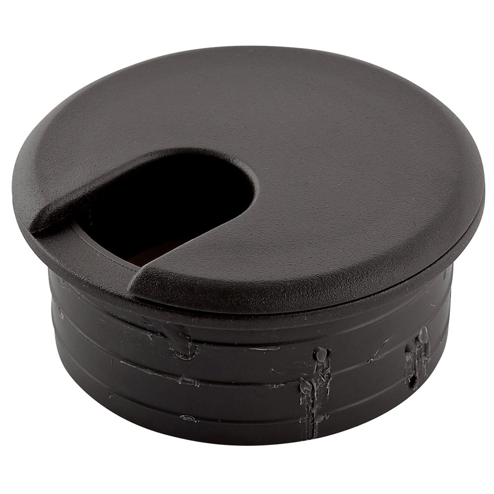 1-3/4'' Standard Plastic Grommet, Black
