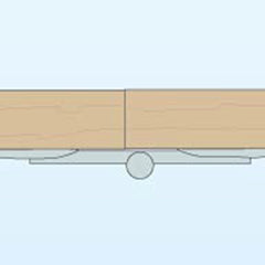 Rockler Folding Door Hinge Kit (Pair)