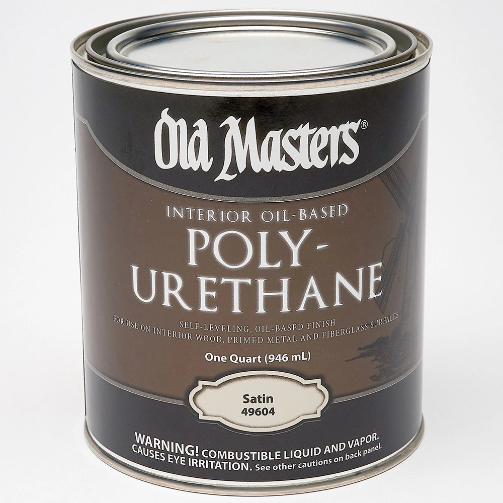 Old Masters Interior Oil-Based Polyurethane, Quart, Satin