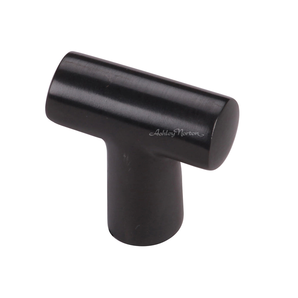 1-3/8''  T Finger Pull for Cabinets, Dark  Oil-Rubbed