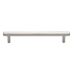 7-1/4''  Hex Modern Cabinet Pull, Polished Nickel