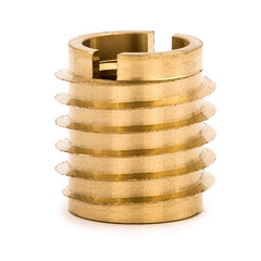 Threaded Insert for Hard Wood - Brass - 5/16-24