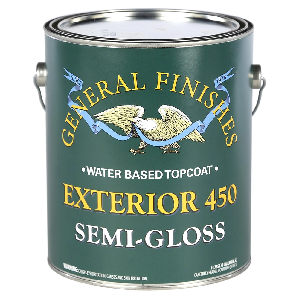General Finishes Exterior 450 Water-based Top Coat Semi-Gloss, Quart