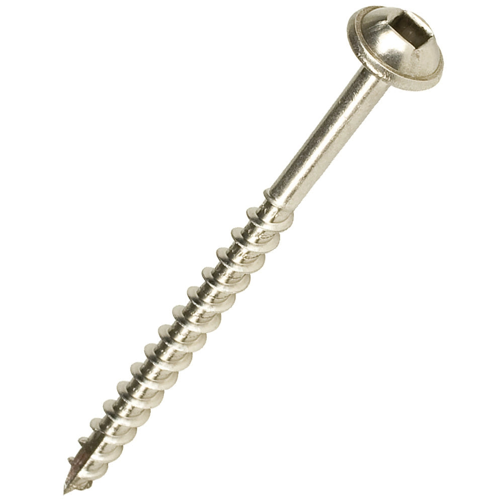 Kreg® 1-1/4''L #8 Coarse-Thread Washer-Head Stainless Steel Pocket Hole Screws, 100-Pack