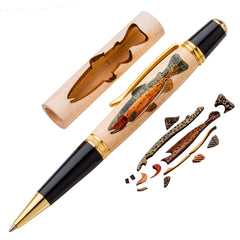 Cutthroat Trout Laser-Cut Inlay Pen Blank