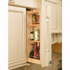 3" Wide Wall Filler Pullout with Adjustable Shelves - 42" Height (432-WF42-3C)