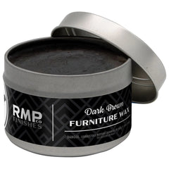 RMP Finishes Furniture Wax, Dark Brown, 4 oz.