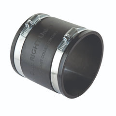 Dust Right®  4'' Rubber Union for Dust Collection