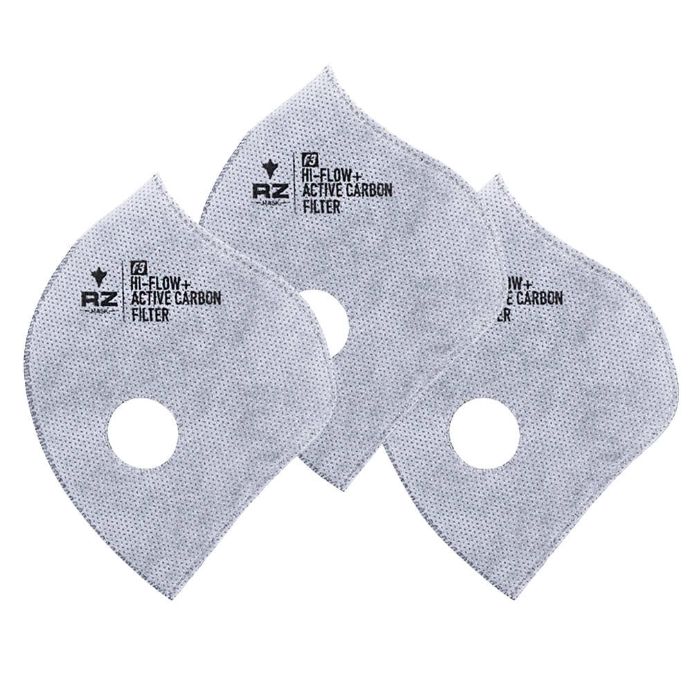 Medium F3 High-Flo Filter with Active Carbon, 3-Pack