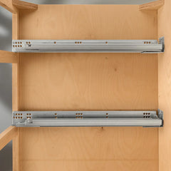 Full Kit 12'' Rockler Centerline Lifetime Soft-Close Undermount Drawer Slides with Mounting Hardware