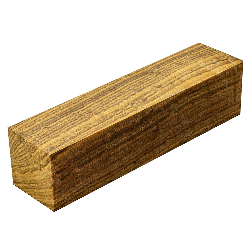 Bocote Spindle Turning Blank, 3'' x 3'' x 12''